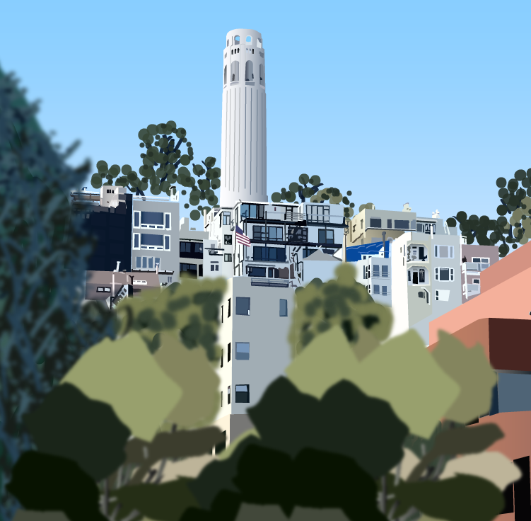 Coit Tower, San Francisco CA