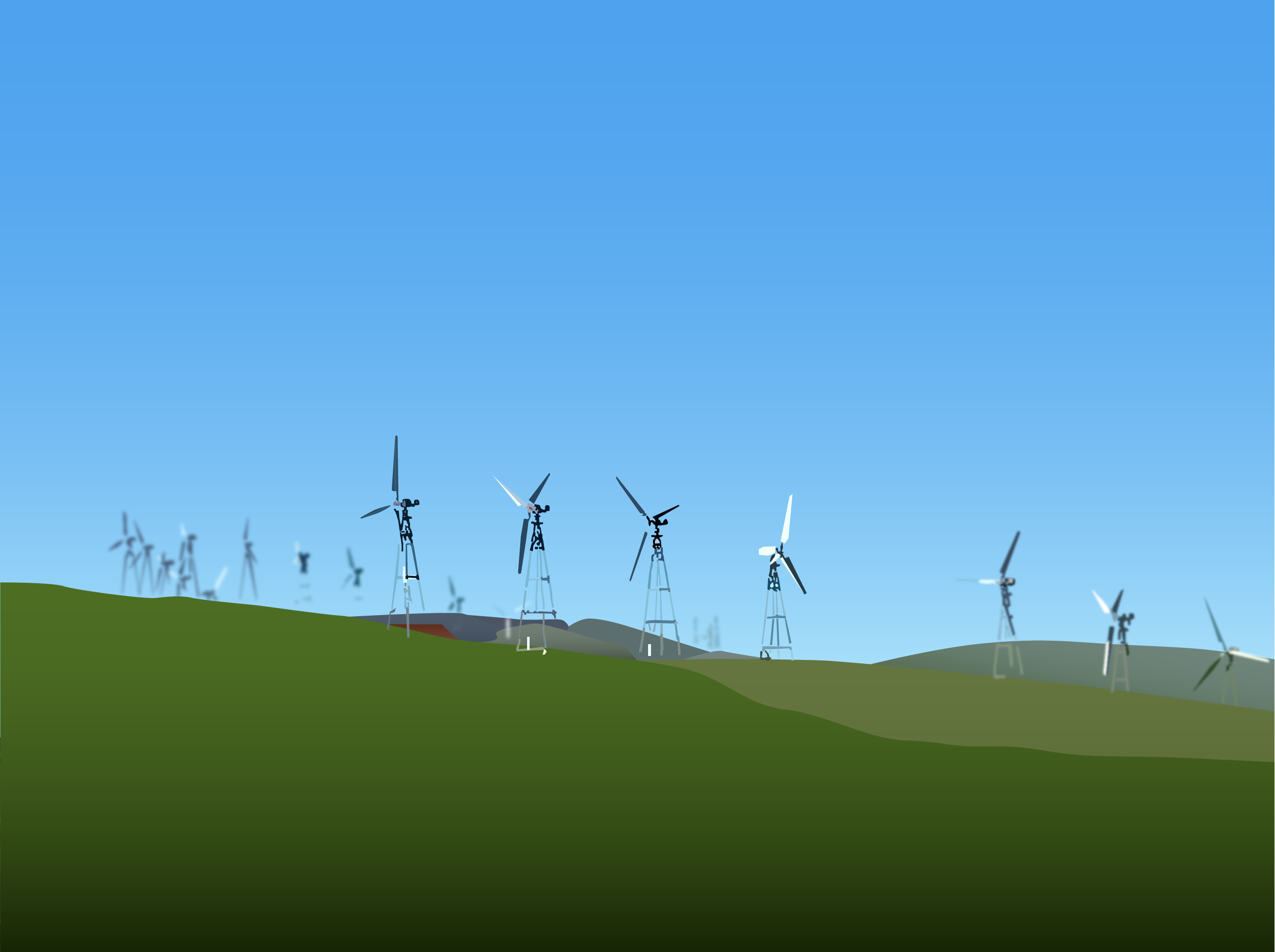 Windmills, Altamont Pass CA